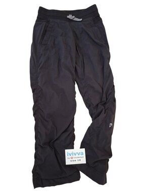Ivivva by Lululemon Girl Live to Move/studio pant black lined size 10
